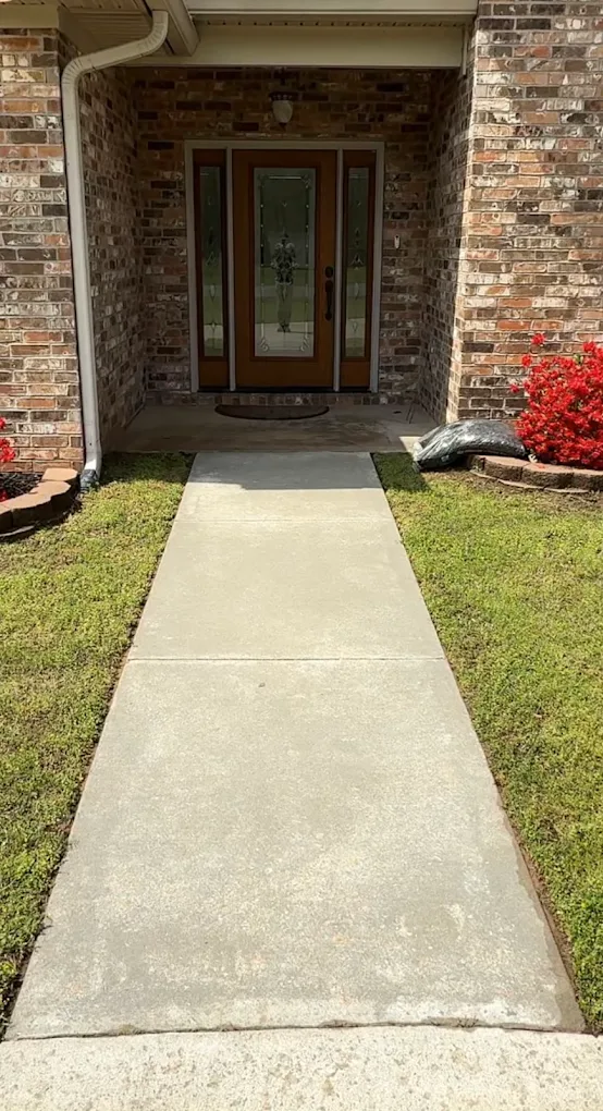 Walkway Pressure Washing after