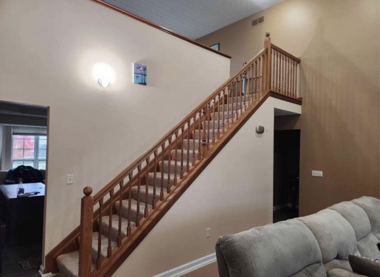 Stairwell Repaint before